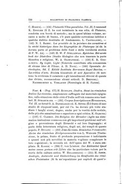 Bollettino di filologia classica