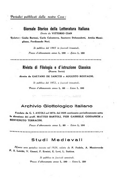 Bollettino di filologia classica