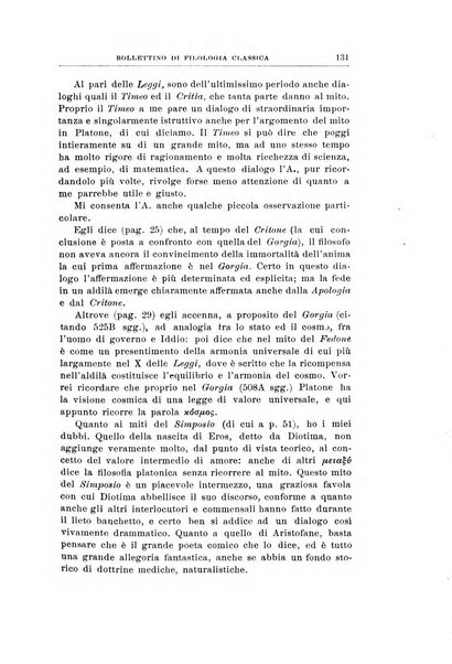 Bollettino di filologia classica