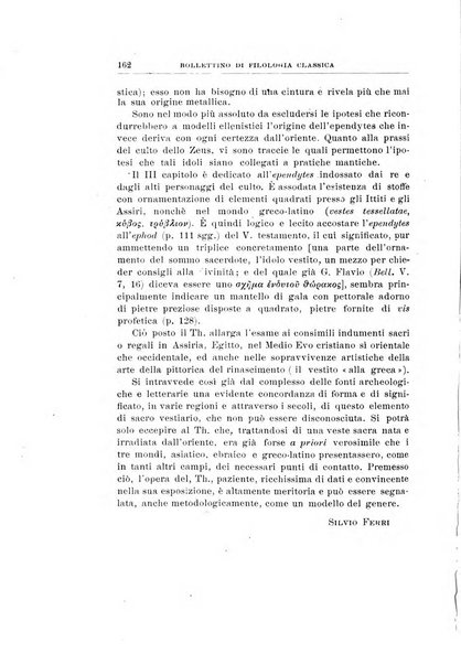 Bollettino di filologia classica