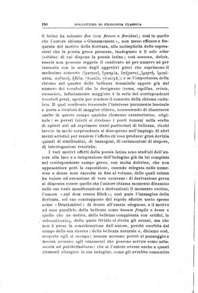 Bollettino di filologia classica