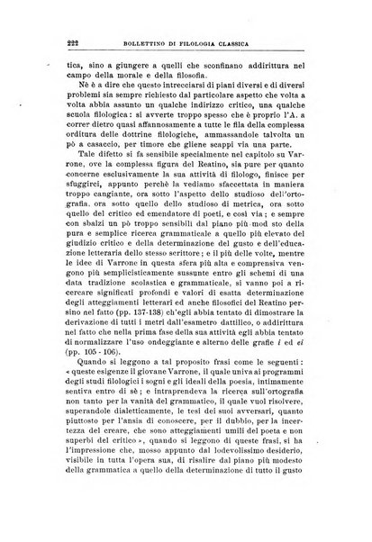 Bollettino di filologia classica