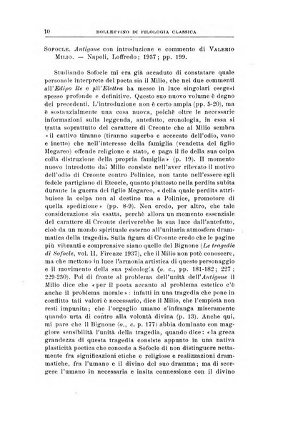 Bollettino di filologia classica