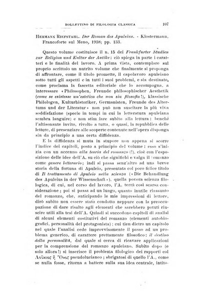 Bollettino di filologia classica