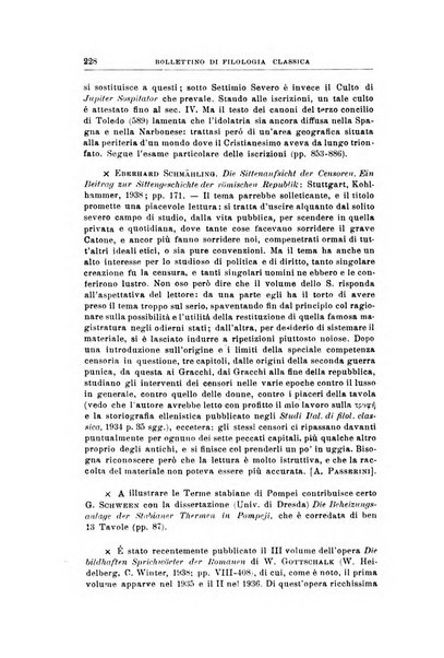 Bollettino di filologia classica