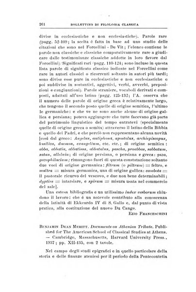 Bollettino di filologia classica