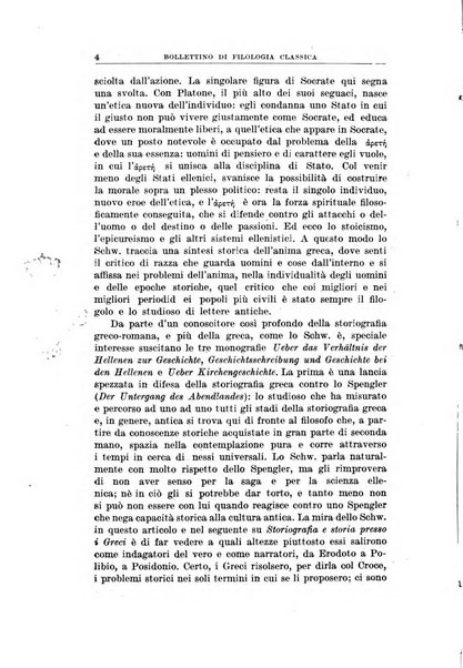 Bollettino di filologia classica