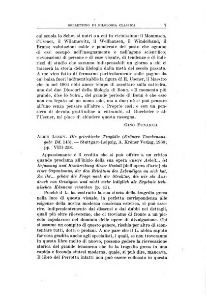 Bollettino di filologia classica