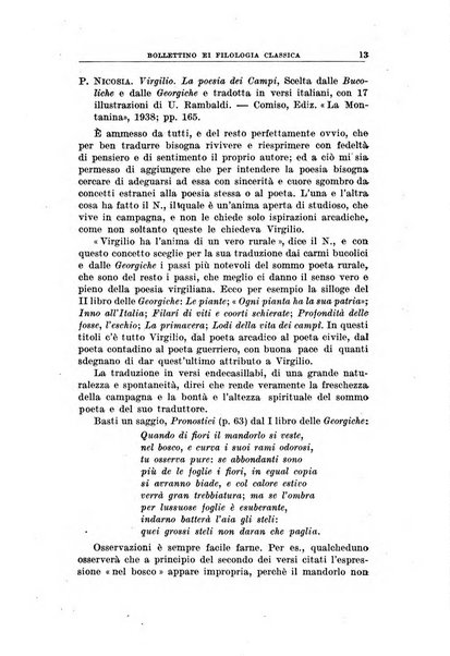 Bollettino di filologia classica