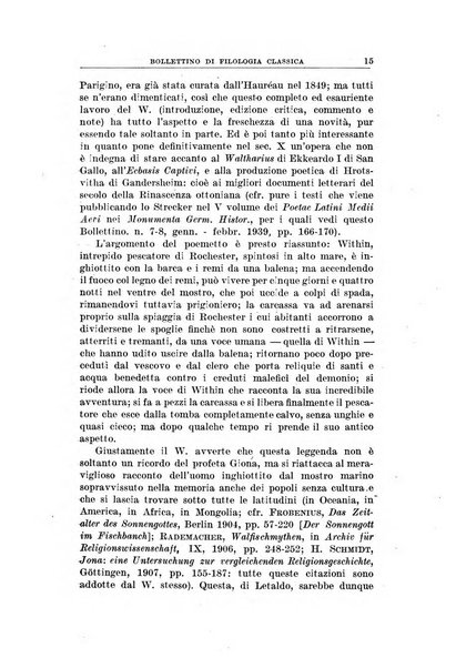 Bollettino di filologia classica