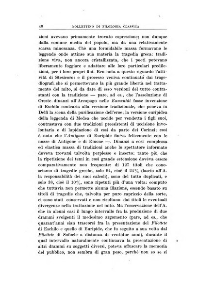 Bollettino di filologia classica