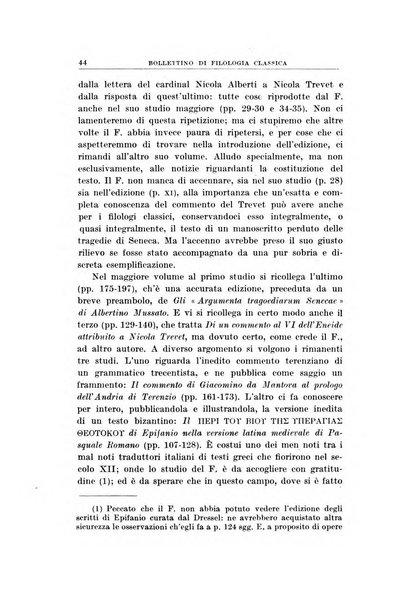 Bollettino di filologia classica