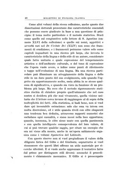 Bollettino di filologia classica