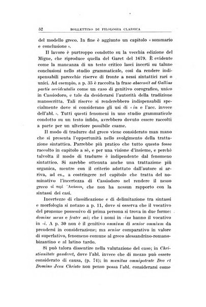 Bollettino di filologia classica