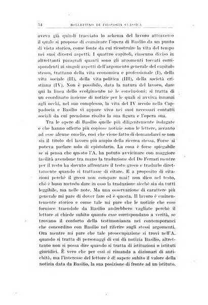 Bollettino di filologia classica