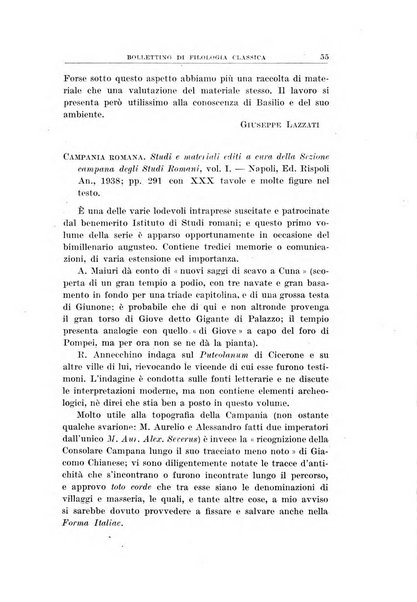 Bollettino di filologia classica