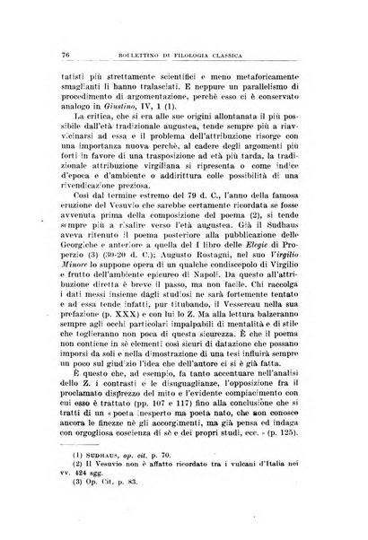 Bollettino di filologia classica