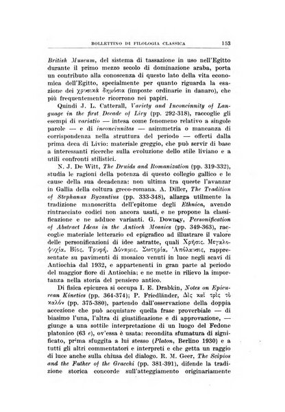 Bollettino di filologia classica