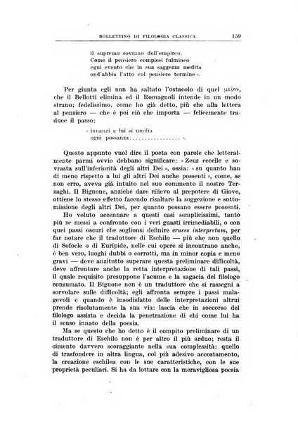 Bollettino di filologia classica