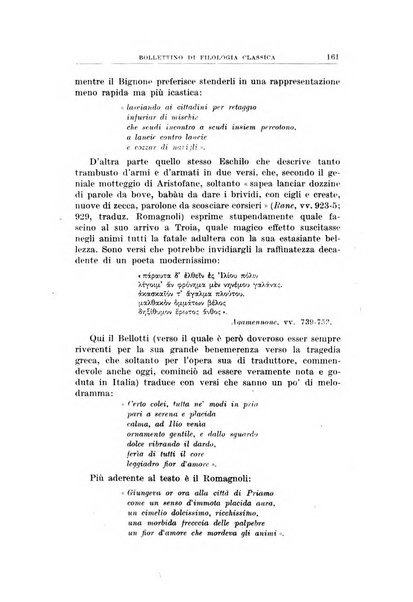 Bollettino di filologia classica