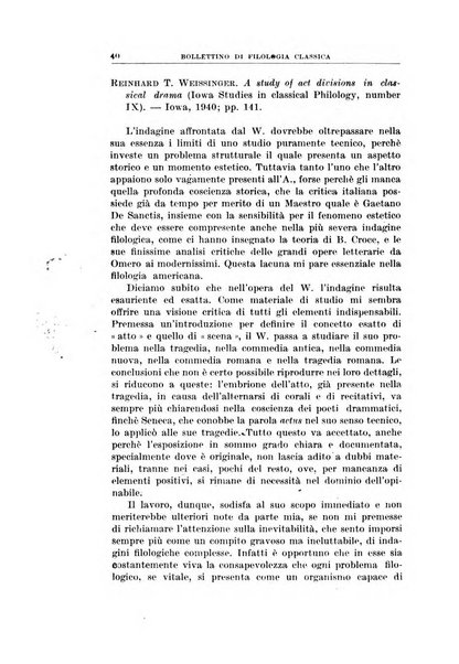 Bollettino di filologia classica