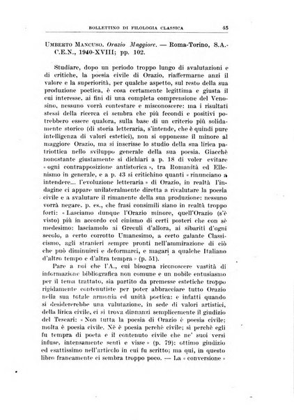 Bollettino di filologia classica