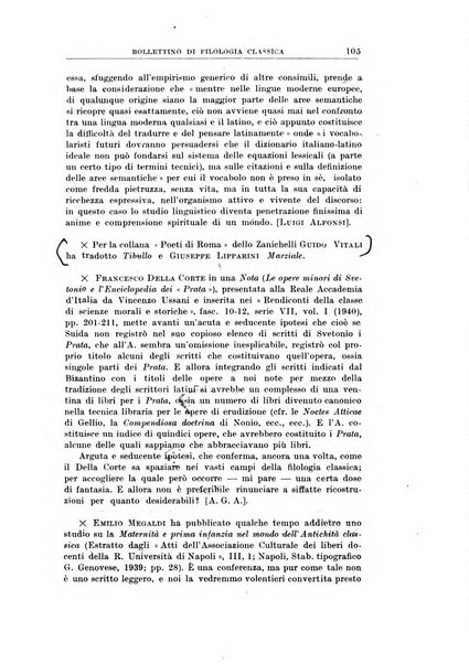 Bollettino di filologia classica