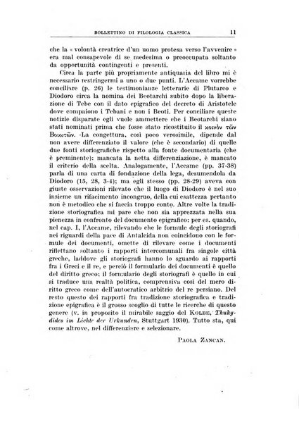 Bollettino di filologia classica