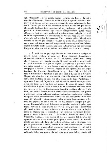 Bollettino di filologia classica