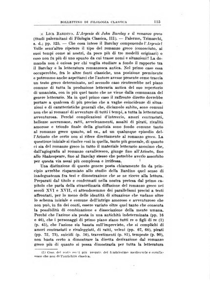 Bollettino di filologia classica