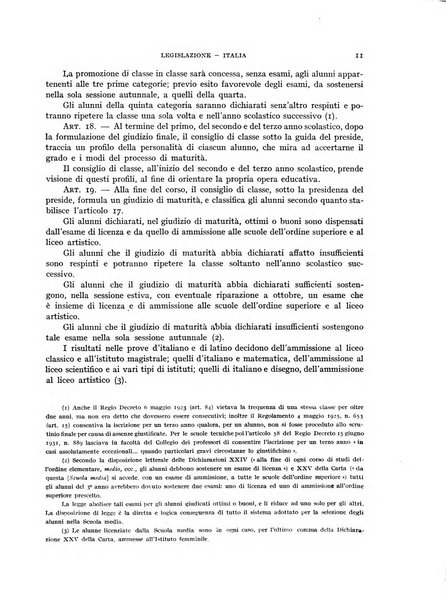 Bollettino di Legislazione scolastica comparata