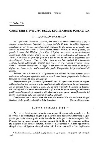 Bollettino di Legislazione scolastica comparata