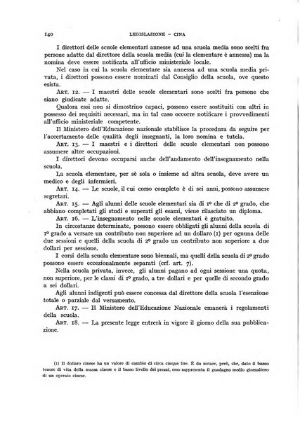 Bollettino di Legislazione scolastica comparata