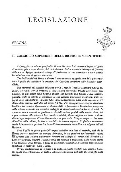 Bollettino di Legislazione scolastica comparata