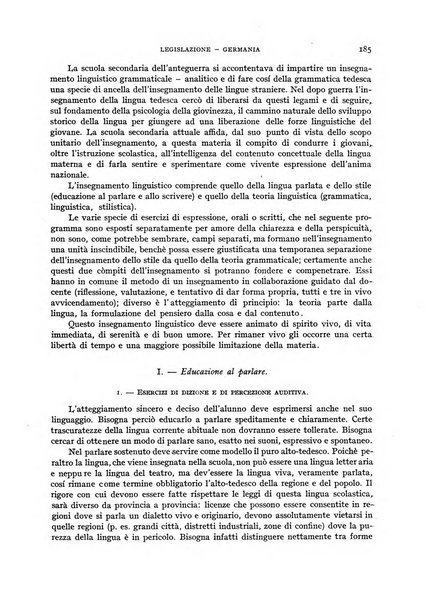 Bollettino di Legislazione scolastica comparata