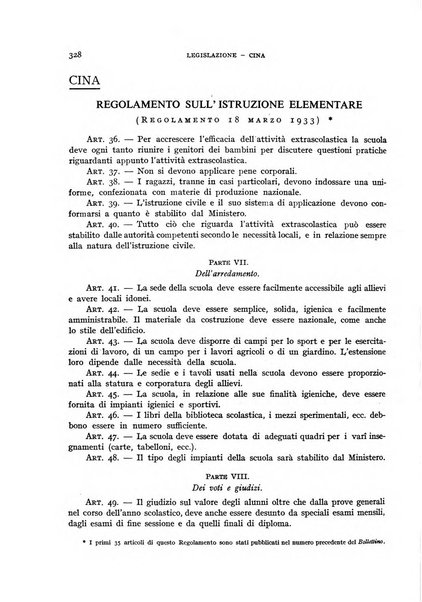 Bollettino di Legislazione scolastica comparata