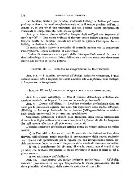 Bollettino di Legislazione scolastica comparata