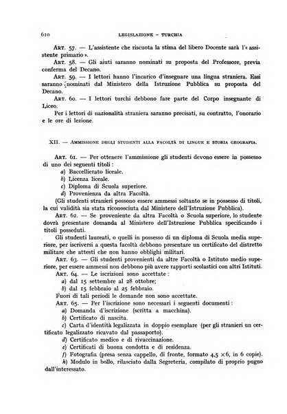 Bollettino di Legislazione scolastica comparata