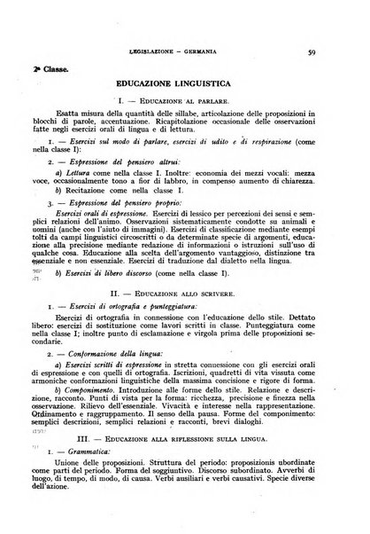 Bollettino di Legislazione scolastica comparata