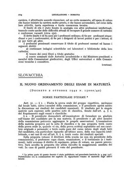 Bollettino di Legislazione scolastica comparata