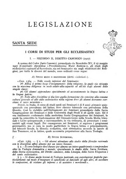 Bollettino di Legislazione scolastica comparata