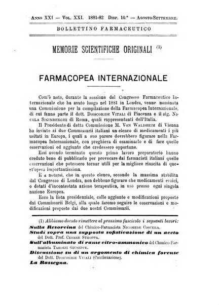 Bollettino farmaceutico organo dell'Associazione farmaceutica lombarda e della Società farmaceutica di mutua previdenza