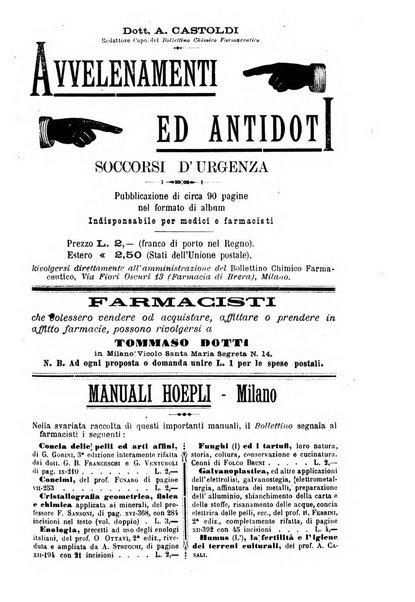 Bollettino farmaceutico organo dell'Associazione farmaceutica lombarda e della Società farmaceutica di mutua previdenza