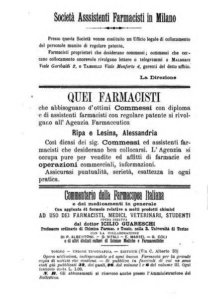 Bollettino farmaceutico organo dell'Associazione farmaceutica lombarda e della Società farmaceutica di mutua previdenza