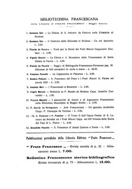 Bollettino francescano storico-bibliografico