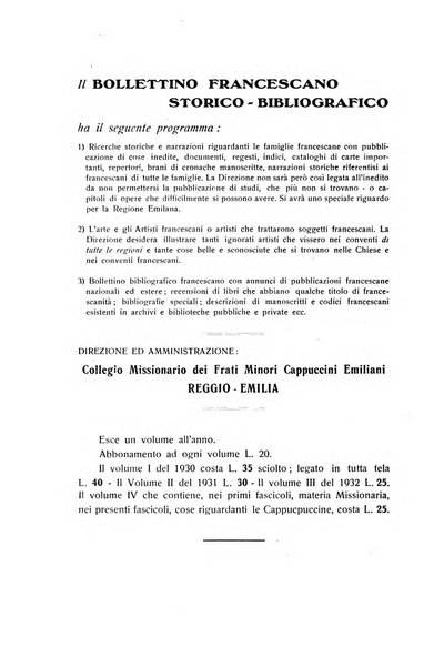 Bollettino francescano storico-bibliografico