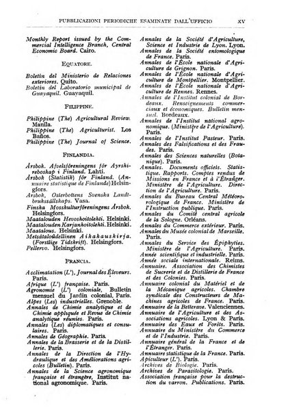 Bollettino mensile di informazioni agrarie e di patologia vegetale