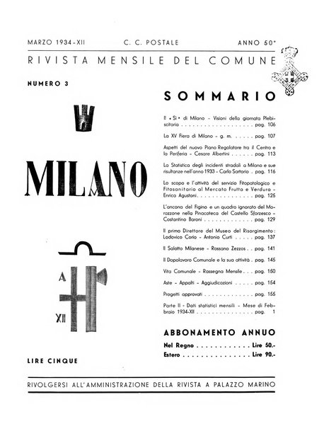 Milano rivista mensile del Comune