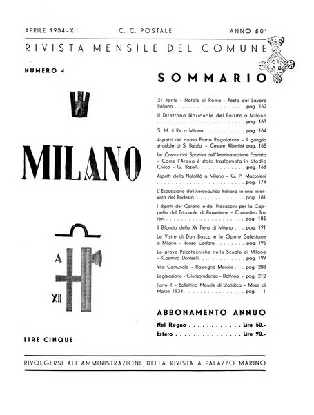 Milano rivista mensile del Comune