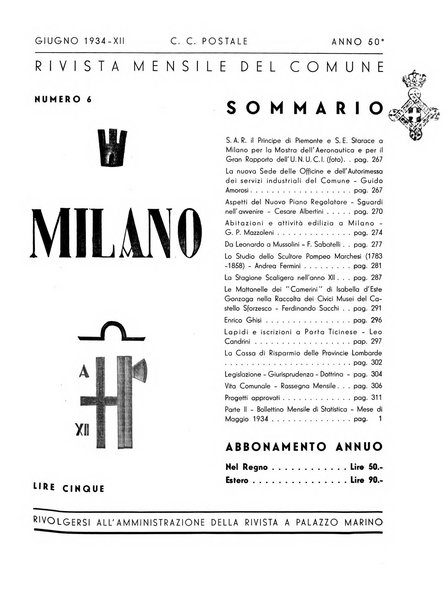 Milano rivista mensile del Comune